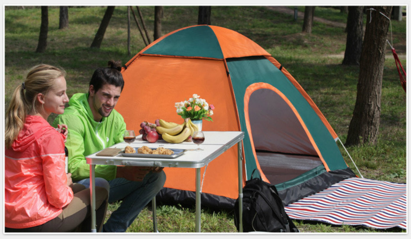 Instant Pop Up 3-4 Person Camping Tent - Large - grandhubs.shop