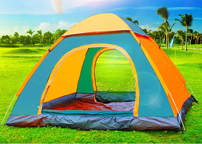 Instant Pop Up 3-4 Person Camping Tent - Large - grandhubs.shop