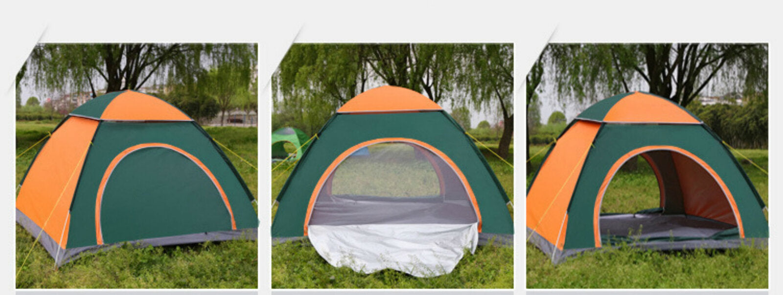 Instant Pop Up 3-4 Person Camping Tent - Large - grandhubs.shop