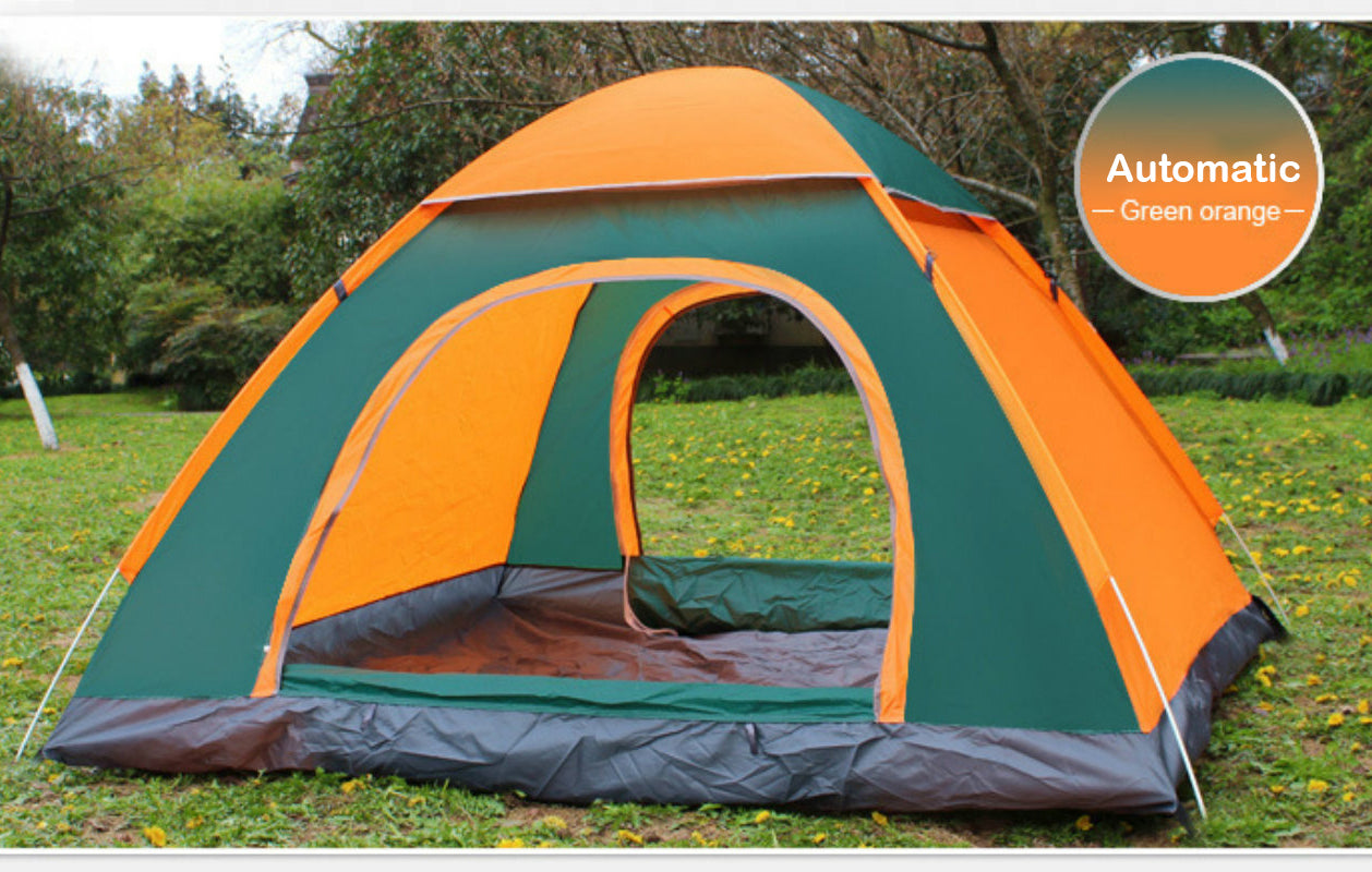 Instant Pop Up 3-4 Person Camping Tent - Large - grandhubs.shop