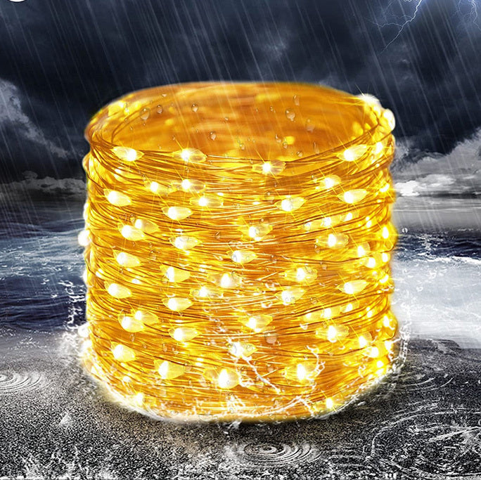 100 LED Fairy String Lights 10m Waterproof Garden Patio Holiday Decorations - grandhubs.shop