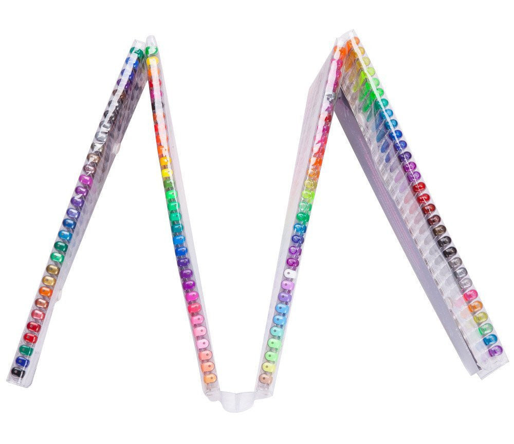 100 X Colour Gel Pens Set - grandhubs.shop
