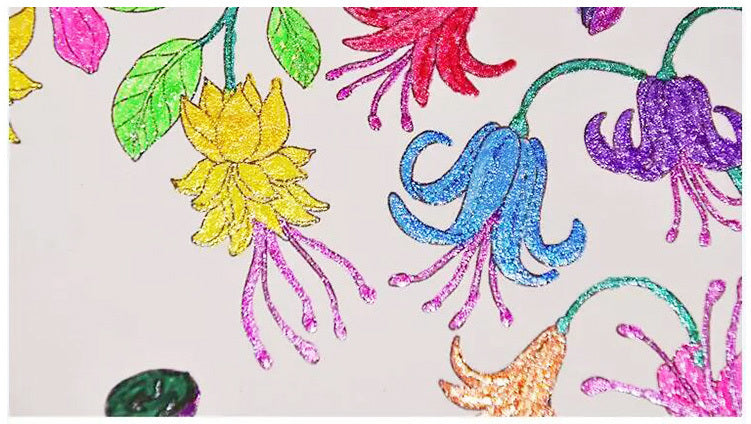 100 X Colour Gel Pens Set - grandhubs.shop