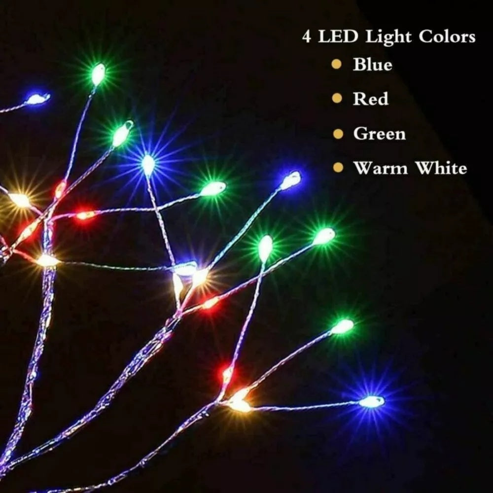 108 LED Firefly Colourful Fairy Light Spirit Tree - grandhubs.shop