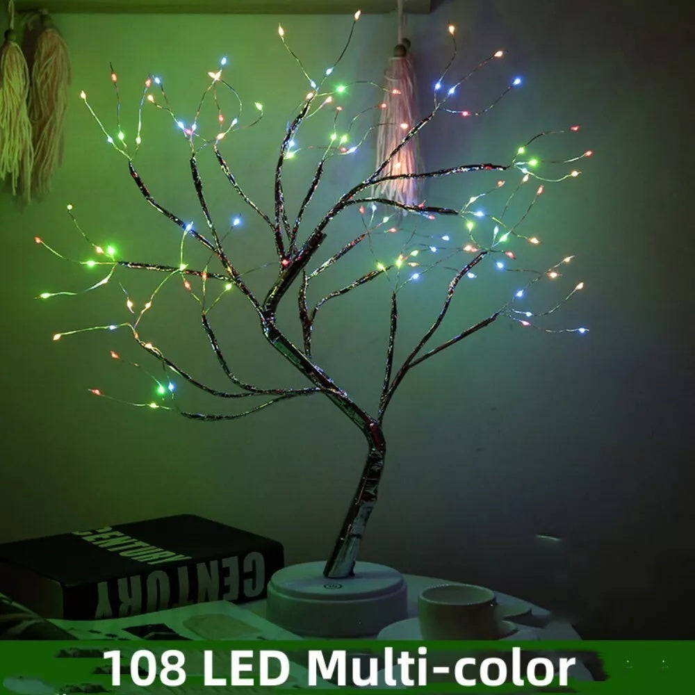108 LED Firefly Colourful Fairy Light Spirit Tree - grandhubs.shop