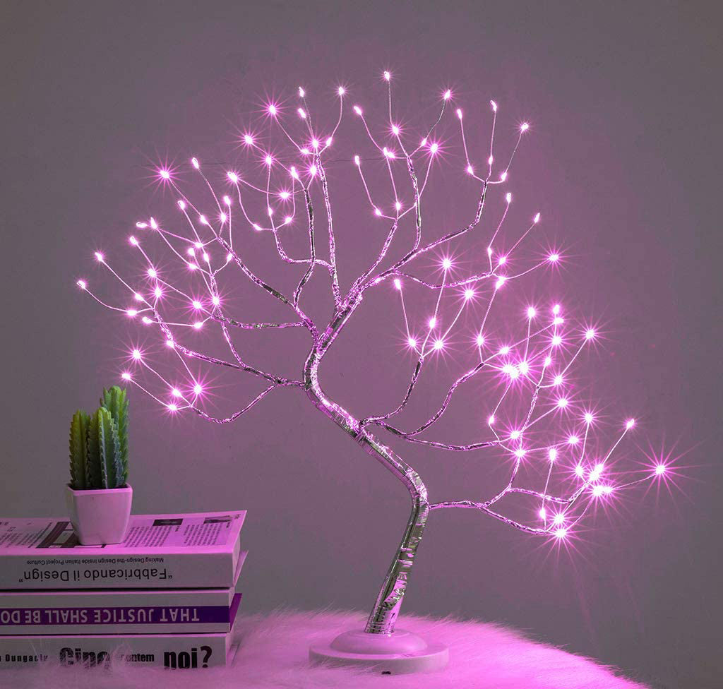 108 LED Firefly Fairy Light Spirit Tree Pink - grandhubs.shop