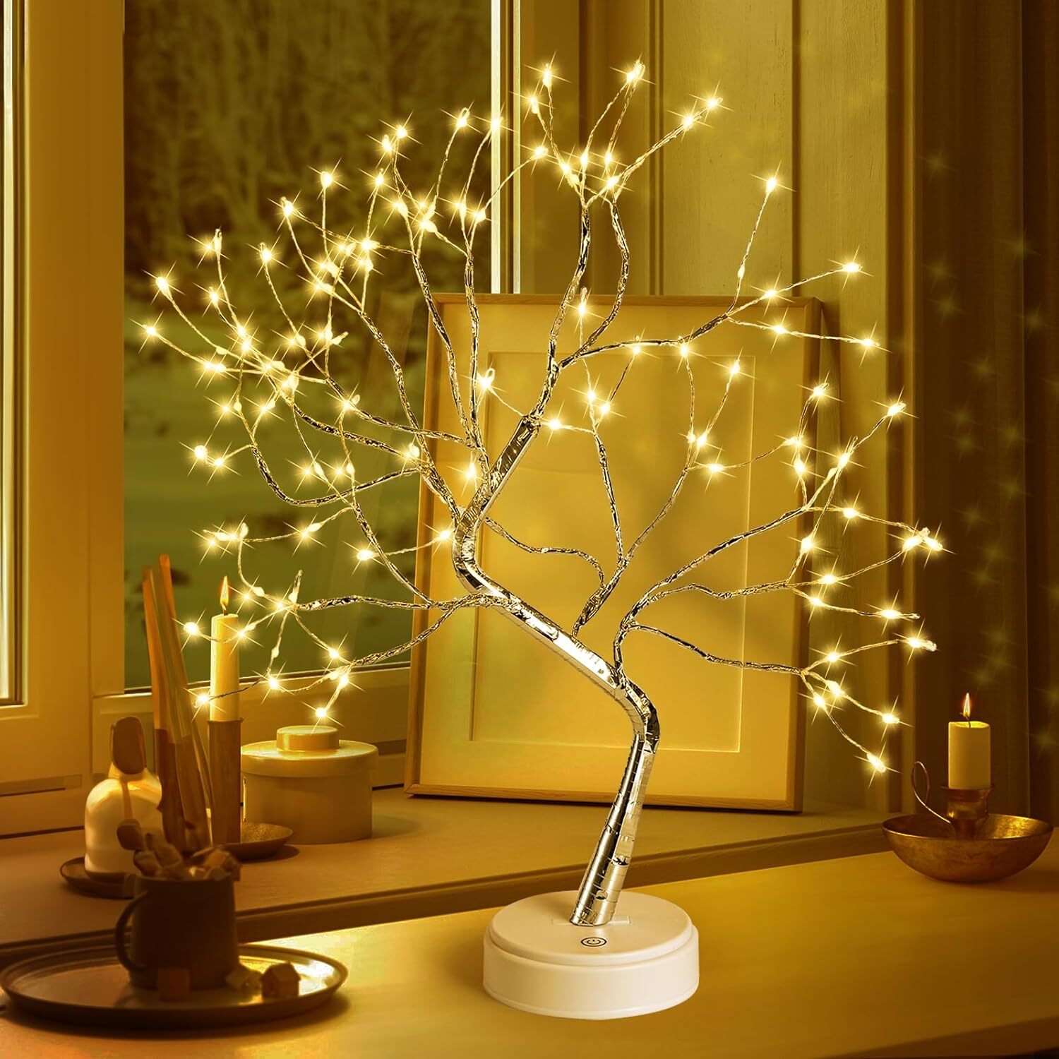 108 LED Firefly Fairy Light Spirit Tree - grandhubs.shop
