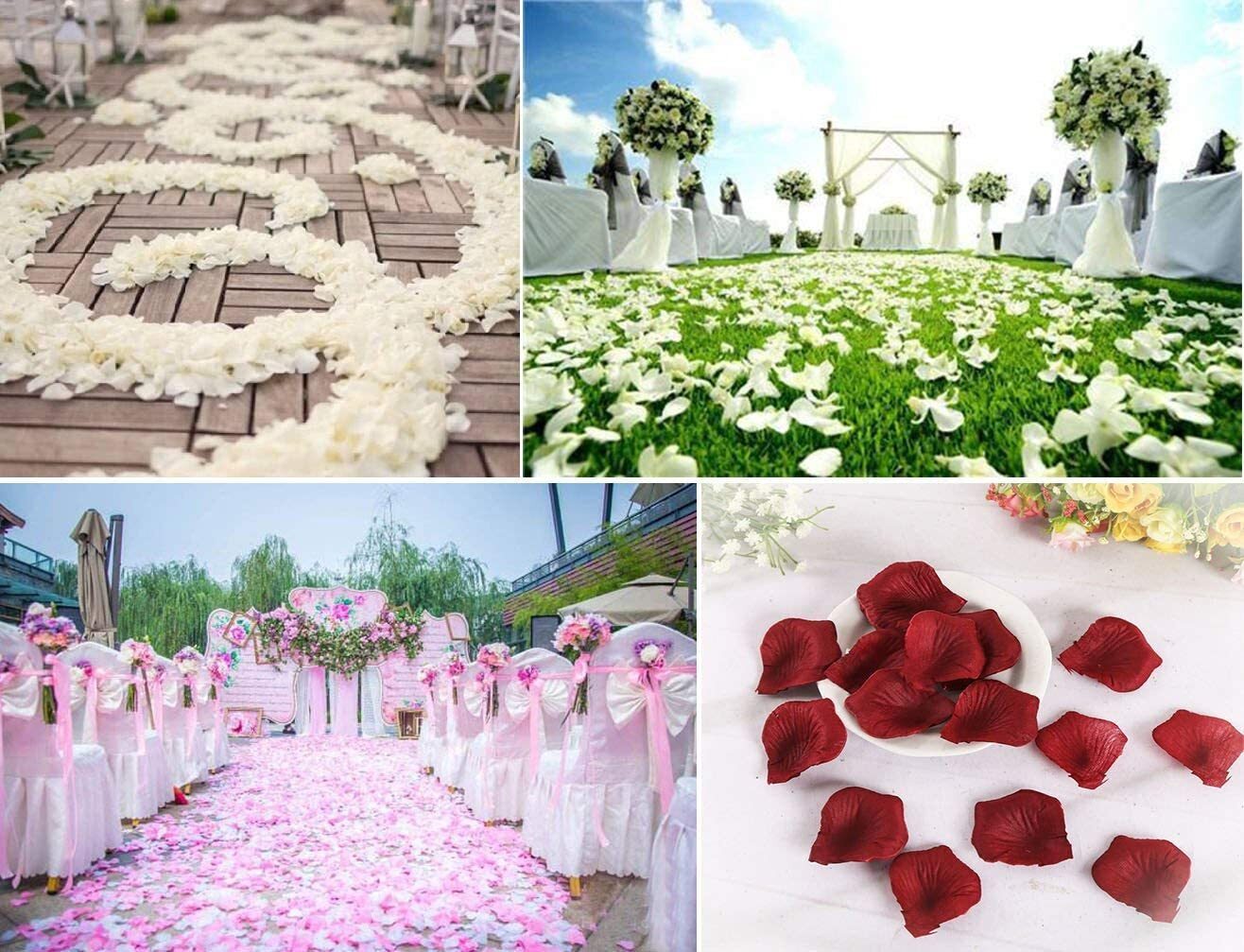 100 Wedding Bridal Flower Rose Petals (Passion Red) - grandhubs.shop