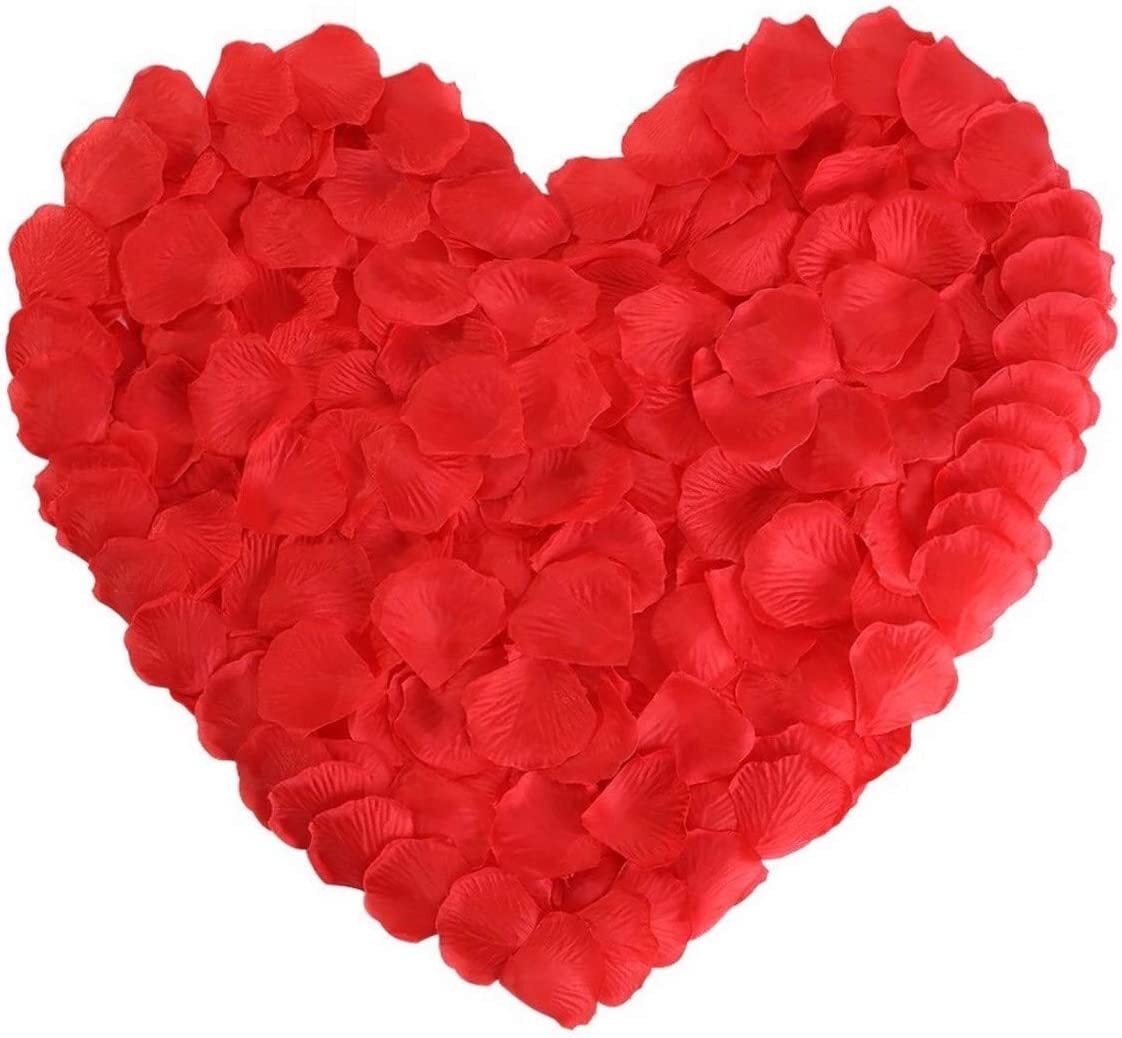 100 Wedding Bridal Flower Rose Petals (Passion Red) - grandhubs.shop