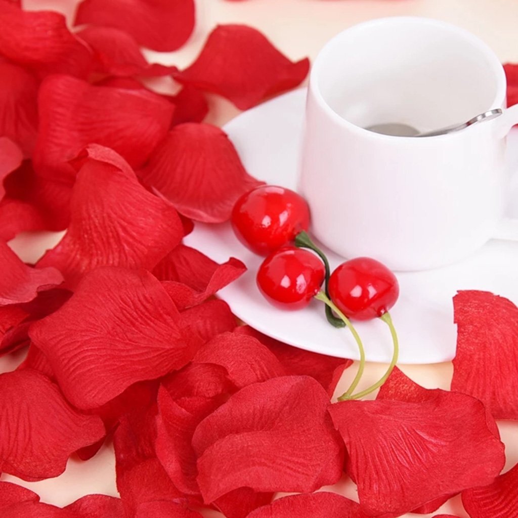 100 Wedding Bridal Flower Rose Petals (Passion Red) - grandhubs.shop