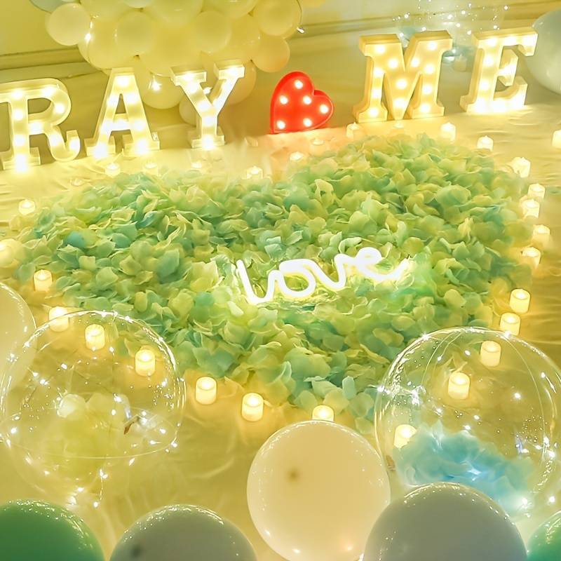 100 Wedding Bridal Flower Rose Petals (Green Ice Rose) - grandhubs.shop