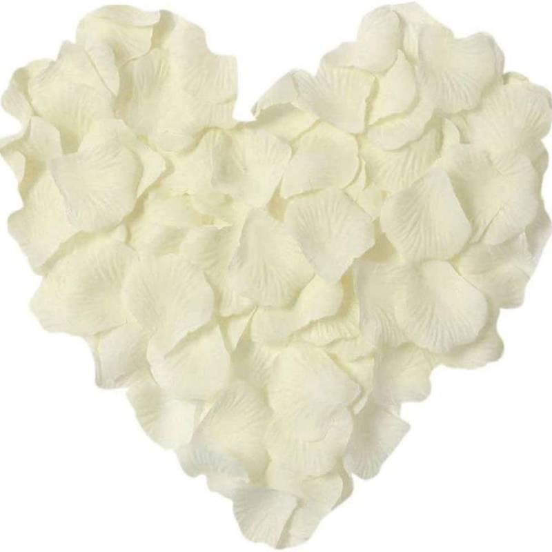 100 Wedding Bridal Flower Rose Petals (Ivory) - grandhubs.shop