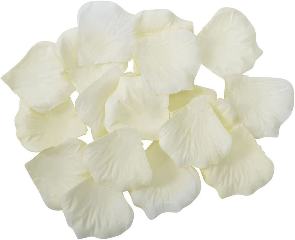 100 Wedding Bridal Flower Rose Petals (Ivory) - grandhubs.shop