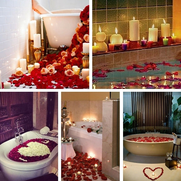 100 Wedding Bridal Flower Rose Petals (Sunrise) - grandhubs.shop