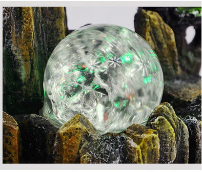 Calming Fountain Water Feature Ornament with Fish Tank - grandhubs.shop