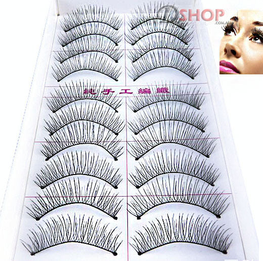 10 Pairs Beauty Faux Eyelashes - grandhubs.shop