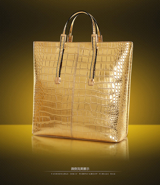 3 PCS Luxe Leather Handbag Set, Large Tote, Shoulder Bag, Clutch Purse Wallet (Red) - grandhubs.shop