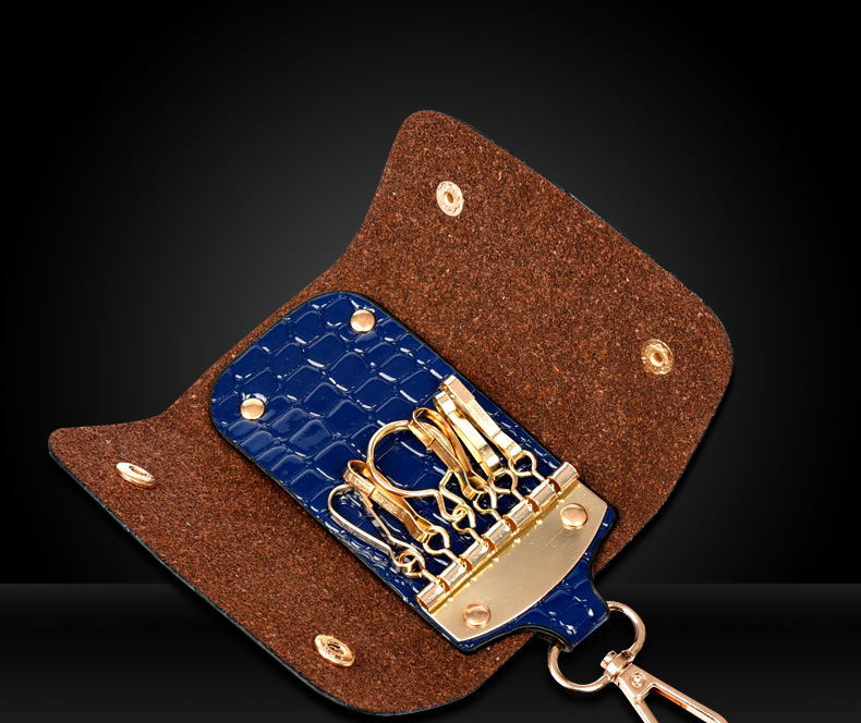 6 Pieces Leather Handbag Set Tote Shoulder Bag Clutch Purse Coin Wallet (Blue) - grandhubs.shop