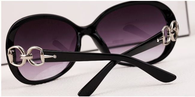 Polarized Ladies Sunglasses with Bonus Case (Black) - grandhubs.shop