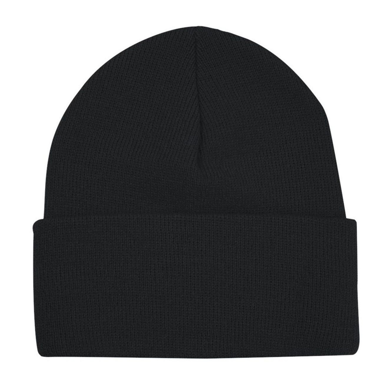 Comfortable Unisex Men's Women's Beanie (BLACK) - grandhubs.shop