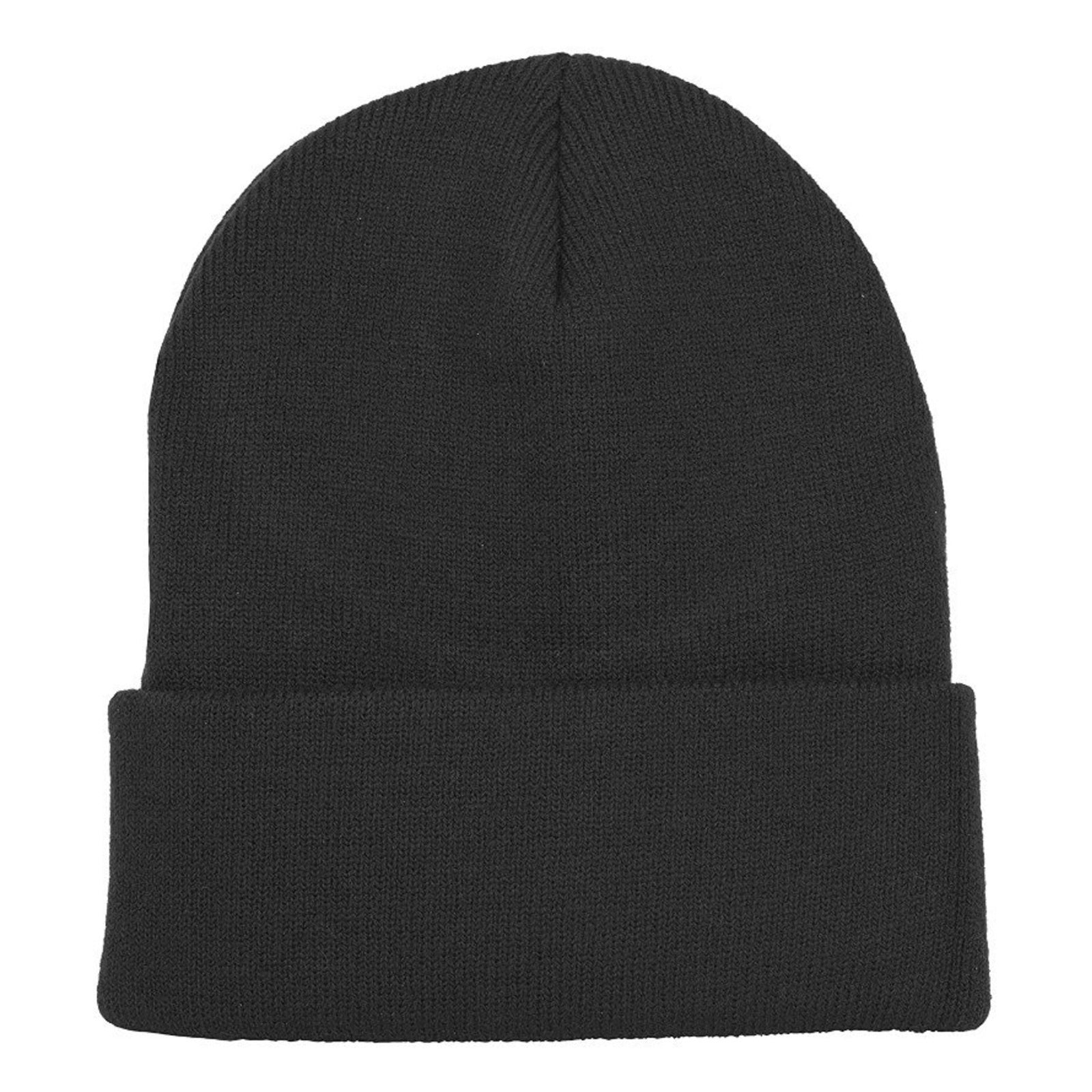 Comfortable Unisex Men's Women's Beanie (BLACK) - grandhubs.shop