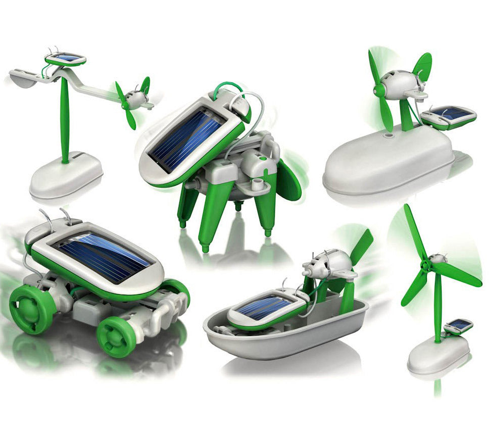 6 In 1 Solar Robot DIY Educational Toy Kit - grandhubs.shop