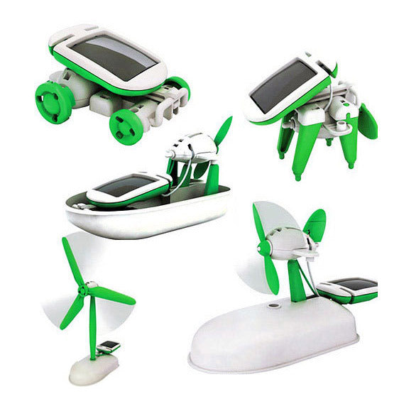 6 In 1 Solar Robot DIY Educational Toy Kit - grandhubs.shop