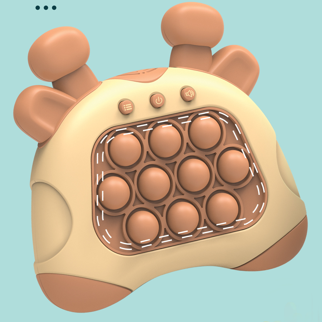 Light Up Push Pop Puzzle Eletric Handheld Game Console Fidget Toy Machine - grandhubs.shop