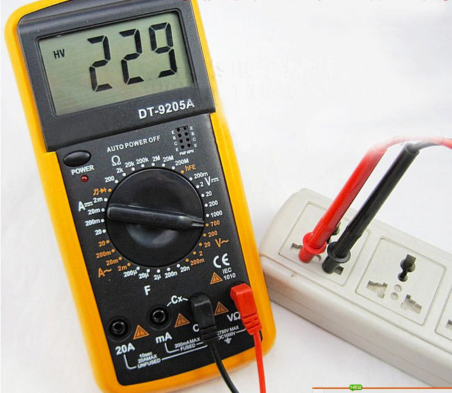 Digital LCD Multimeter Electrical Tester Voltmeter Ammeter Ohmmeter - grandhubs.shop