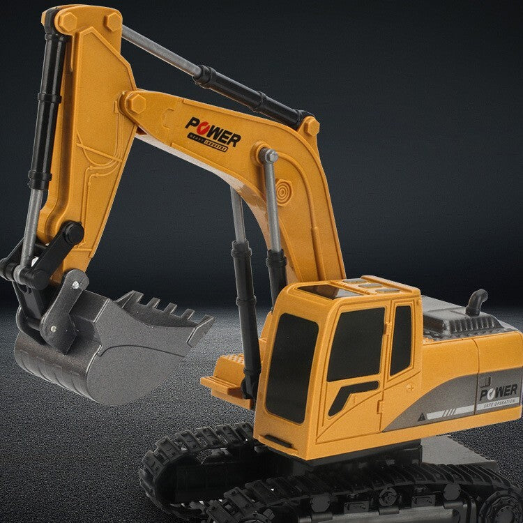 Remote Control Excavator Construction Tractor RC Alloy Toy Truck - grandhubs.shop