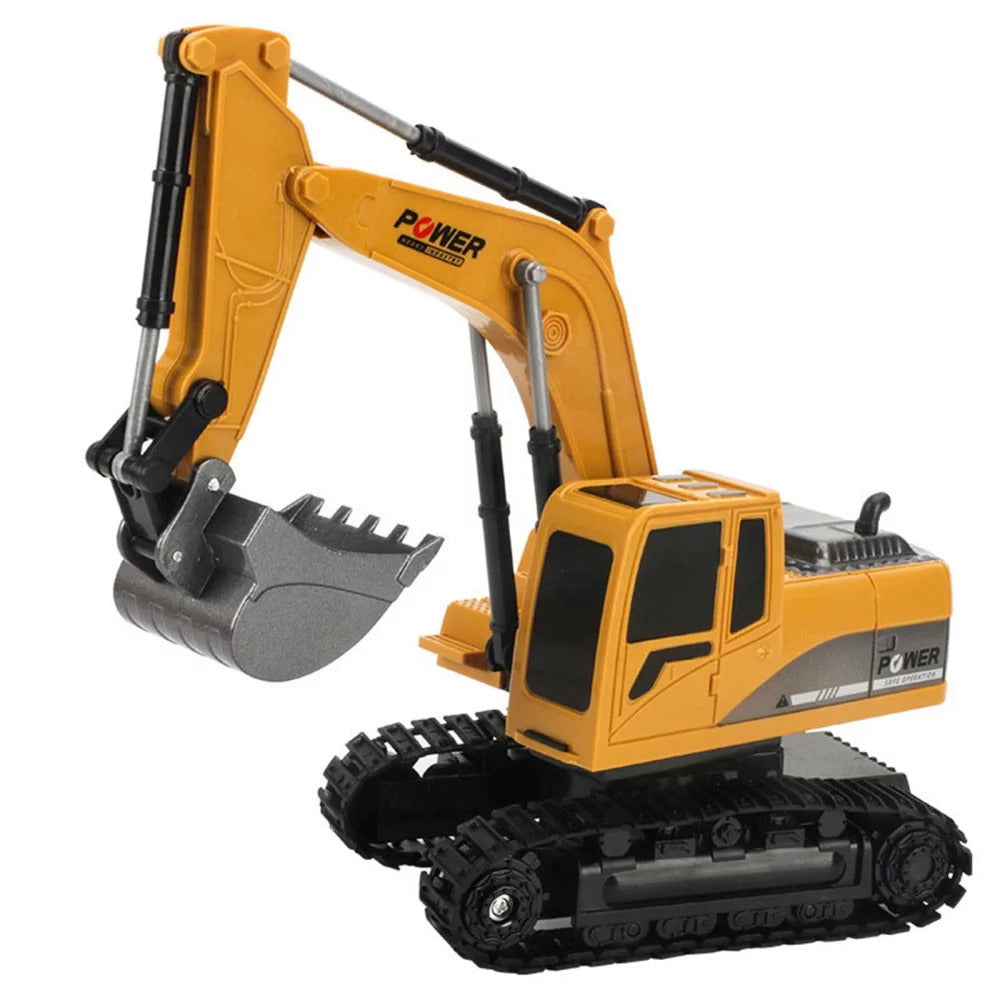 Remote Control Excavator Construction Tractor RC Alloy Toy Truck - grandhubs.shop
