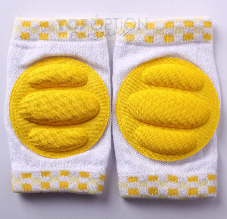 Premium Baby Infant Toddler Crawling Knee Pads Blue Pink Yellow