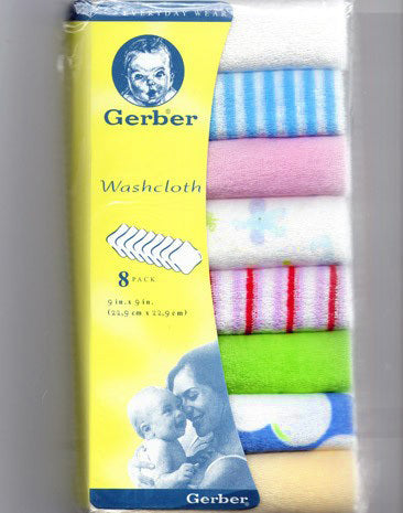 3 x Packs of 8 Baby Face Washers Hand Towels (24 PCS) - grandhubs.shop