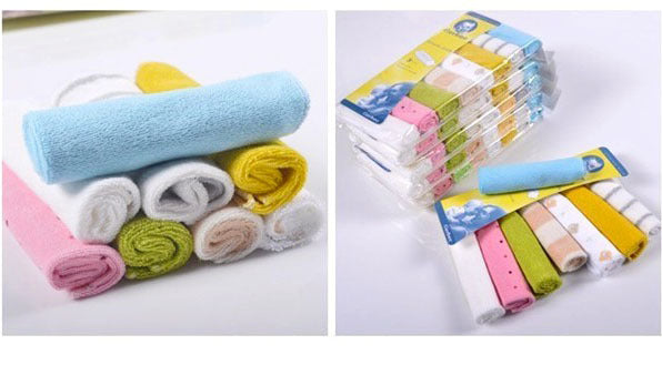 3 x Packs of 8 Baby Face Washers Hand Towels (24 PCS) - grandhubs.shop
