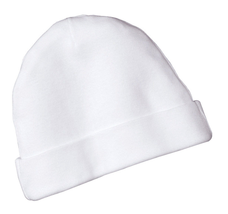 White Baby Newborn Infant Beanie Cotton Knit Hat Cap - grandhubs.shop