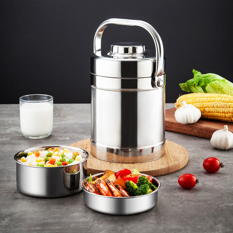 1.4L Stainless Steel Insulated Portable Thermos Food Jar Lunchbox Containers - grandhubs.shop