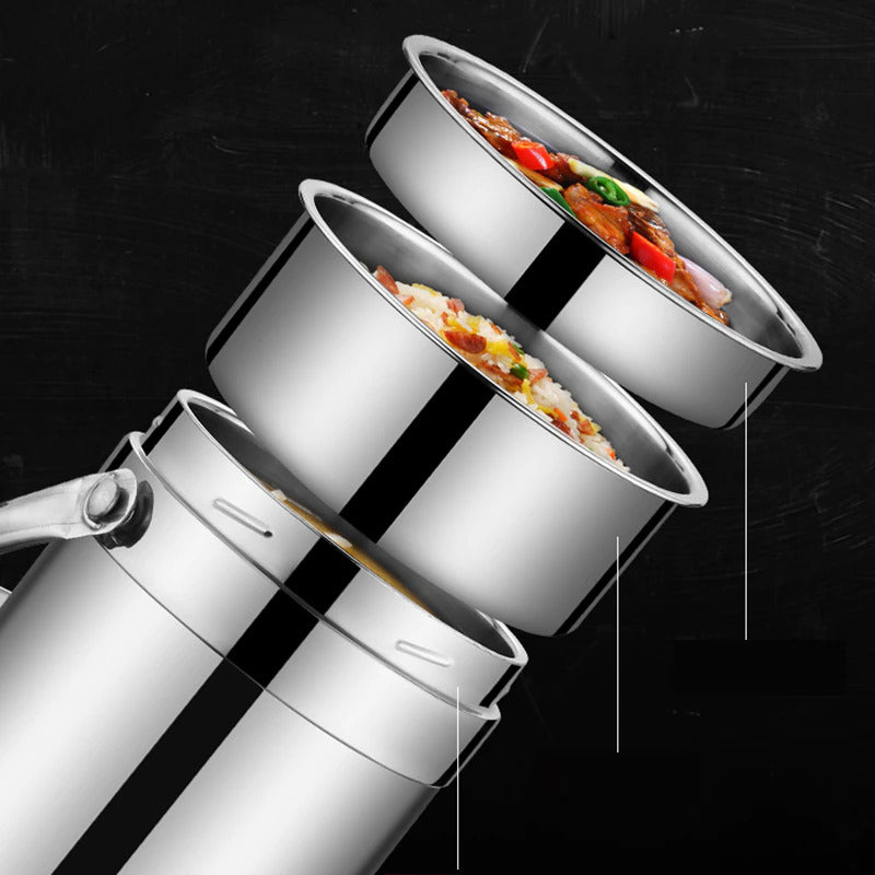 1.4L Stainless Steel Insulated Portable Thermos Food Jar Lunchbox Containers - grandhubs.shop