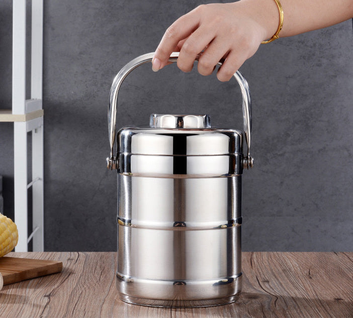 1.4L Stainless Steel Insulated Portable Thermos Food Jar Lunchbox Containers - grandhubs.shop