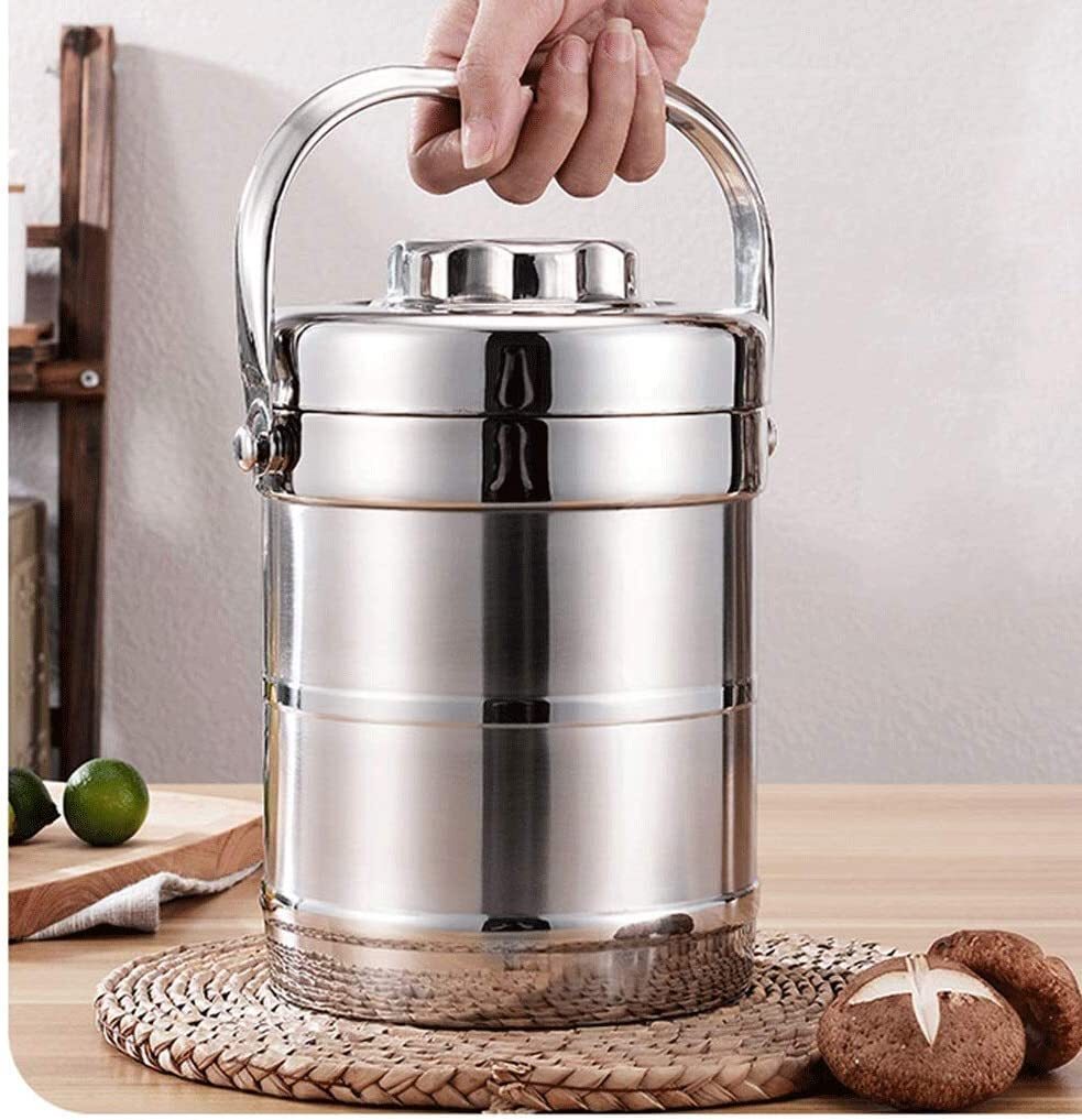 1.4L Stainless Steel Insulated Portable Thermos Food Jar Lunchbox Containers - grandhubs.shop