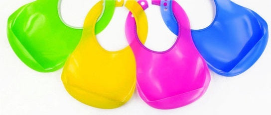 Waterproof Adjustable Bib with Crumb-Catcher (Yellow) - grandhubs.shop
