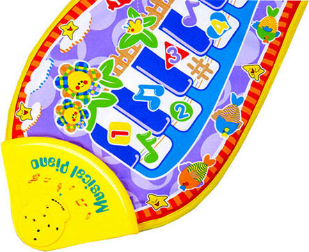 Musical Fish Piano Gym Baby Play Mat - grandhubs.shop