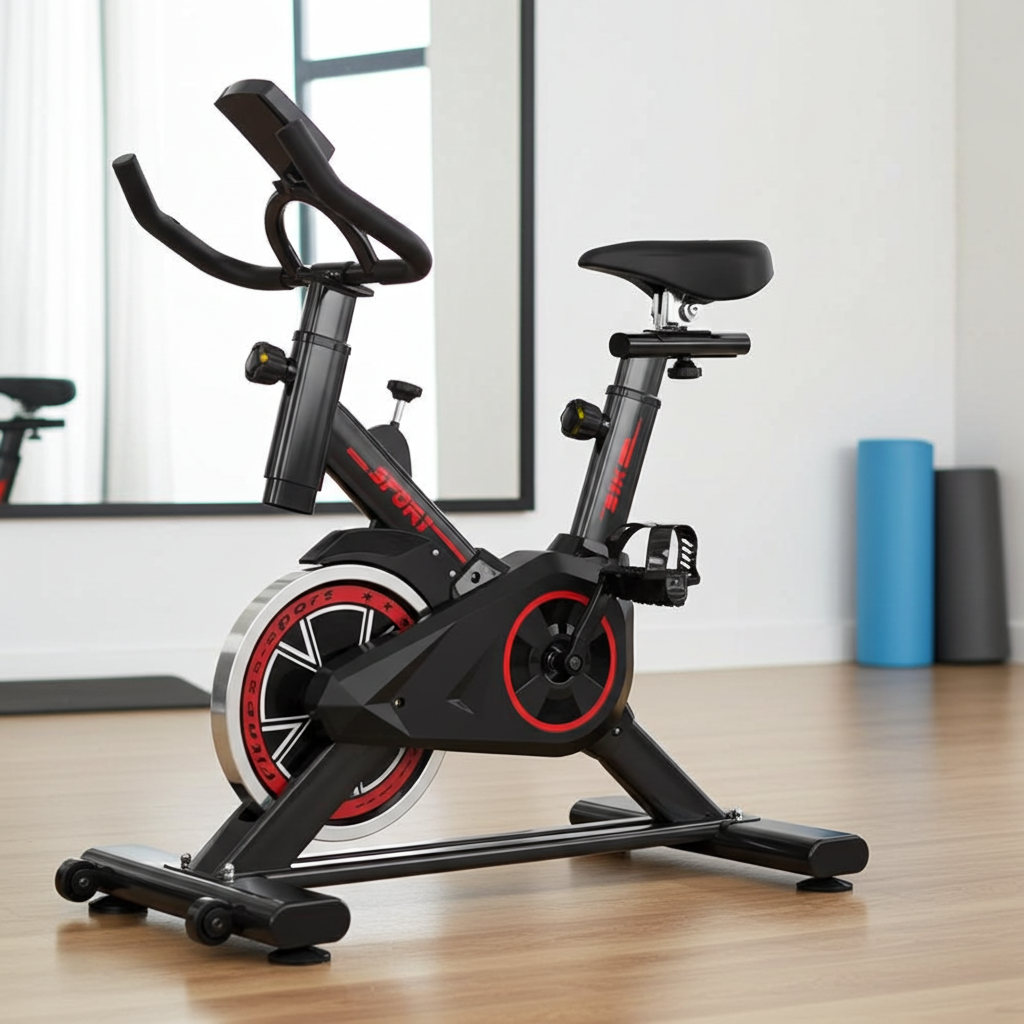 Fitplus Pro Advanced Stationary Fitness Exercise Spin Bike