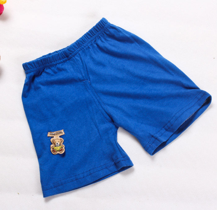 Kids Cotton Shorts 1-4 Years Old Boys Girls Toddlers - Mixed Colours - grandhubs.shop