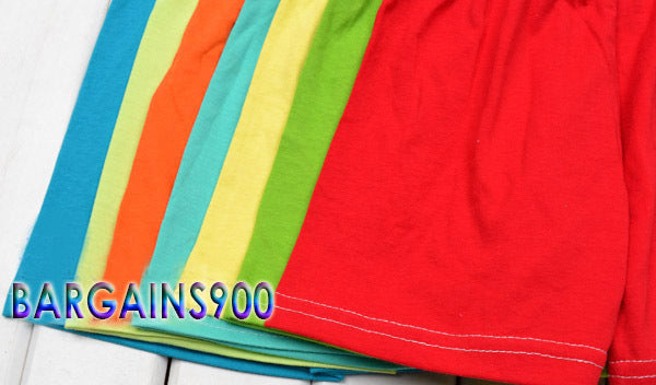 Kids Cotton Shorts 1-4 Years Old Boys Girls Toddlers - Mixed Colours - grandhubs.shop