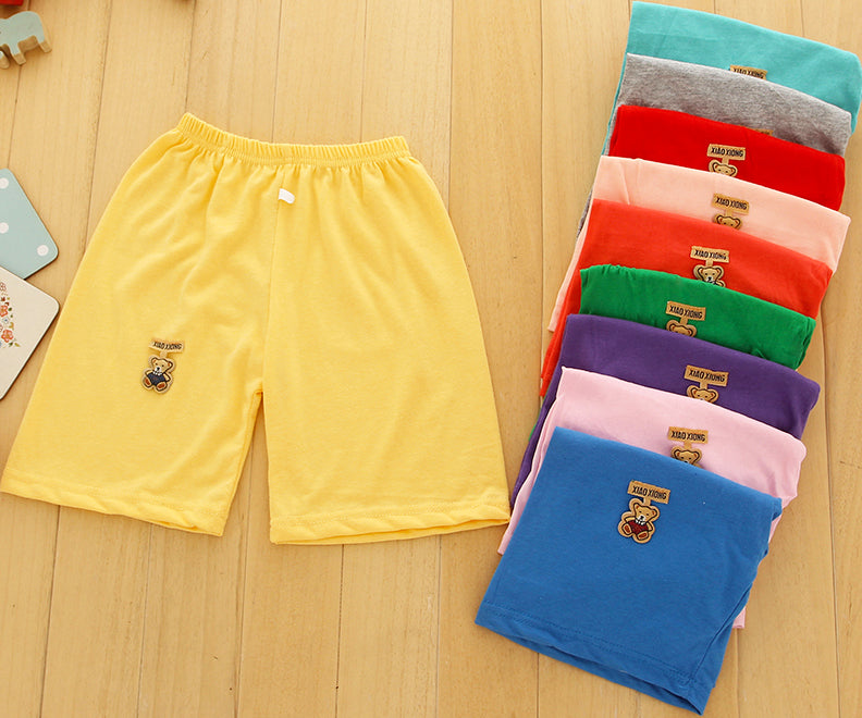 Kids Cotton Shorts 1-4 Years Old Boys Girls Toddlers - Mixed Colours - grandhubs.shop