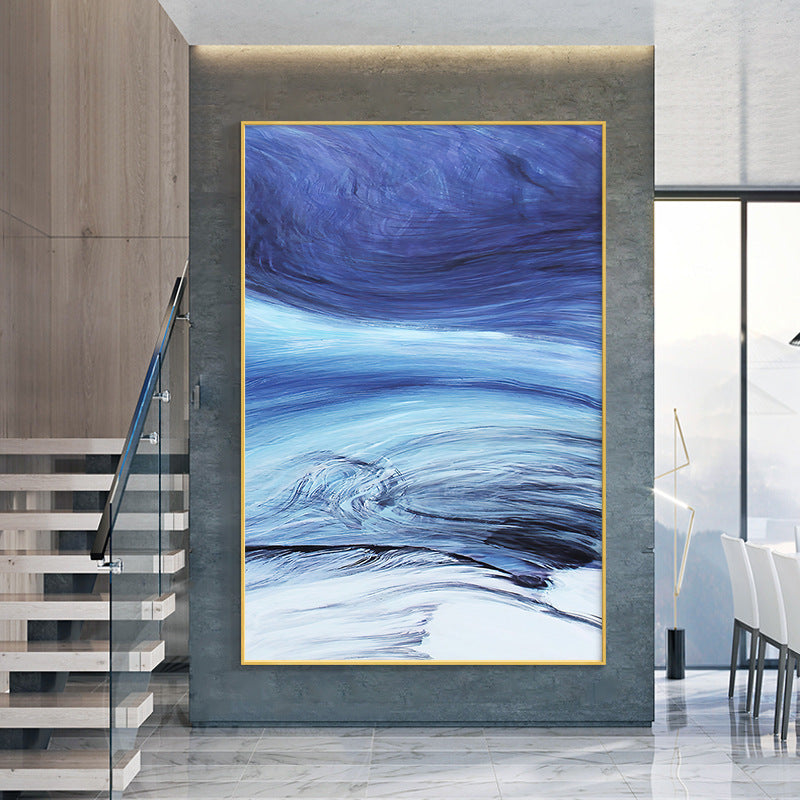 Ocean Wave Painting Framed Canvas Wall Art - 50cm x 70cm - grandhubs.shop