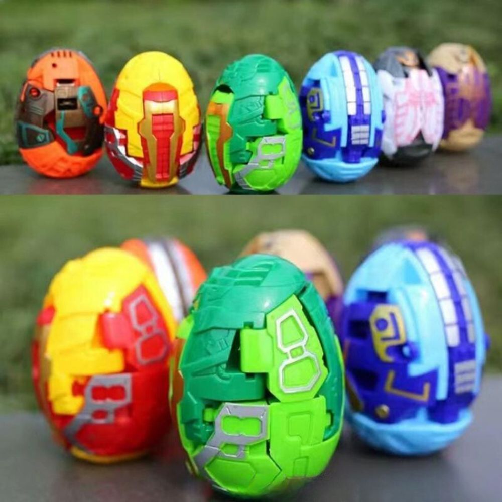 12-piece Dinosaur Transformer Collection Robot Transforming Toy Set - grandhubs.shop