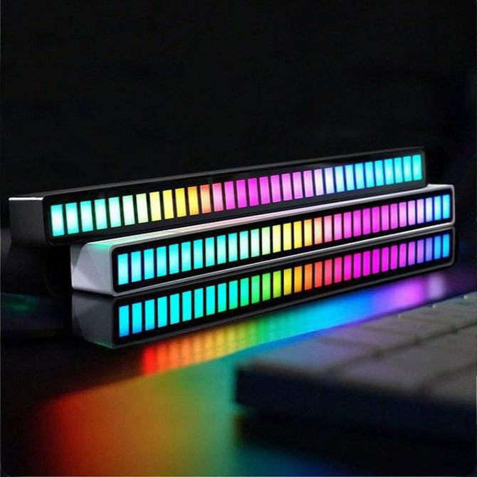 Smart 32 RGB LED Sound Control Music Rhythm Sync Light Bar Dancing Lamp - grandhubs.shop