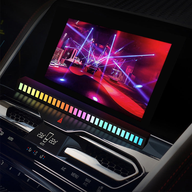 Smart 32 RGB LED Sound Control Music Rhythm Sync Light Bar Dancing Lamp - grandhubs.shop