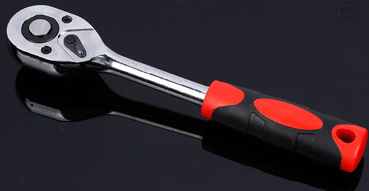 32-Piece 1/2" Drive Ratchet Socket Wrench Mechanics Tool Set - grandhubs.shop